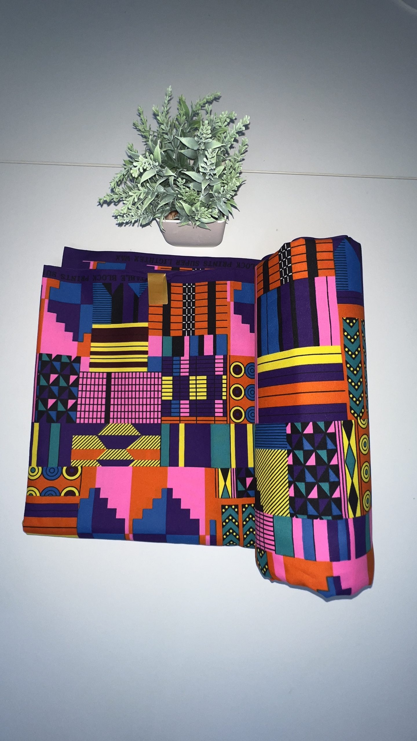 WOMEN'S AFRICAN KENTE SHOULDER DRAWSTRING MAXI /MADE TO ORDER - Image 6